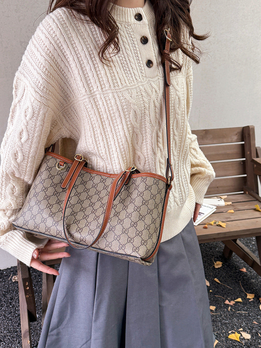 Casual Classic Presbyopic Large Capacity Shopping Handbags