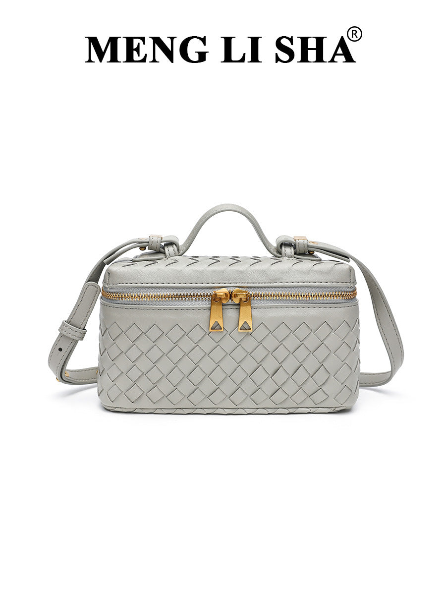 Women's Style Fashion Box Simple Versatile Retro Handmade Women's Handbag