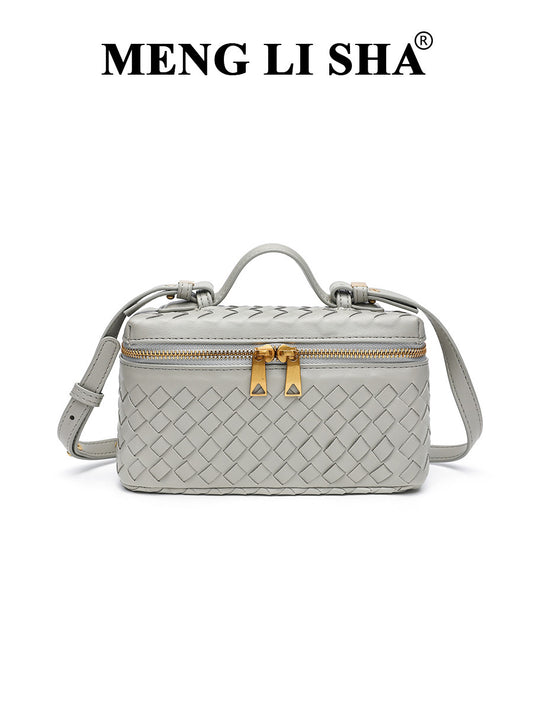 Women's Style Fashion Box Simple Versatile Retro Handmade Women's Handbag