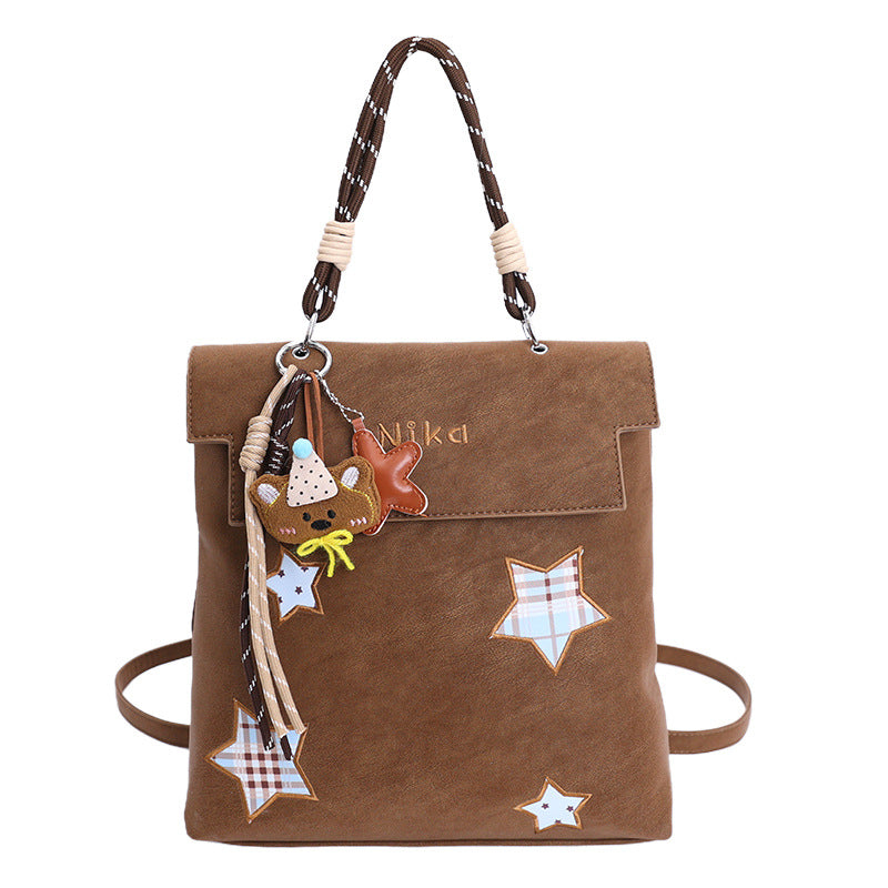 Women's College Commuter Korean Winter Style Large Women's Backpack