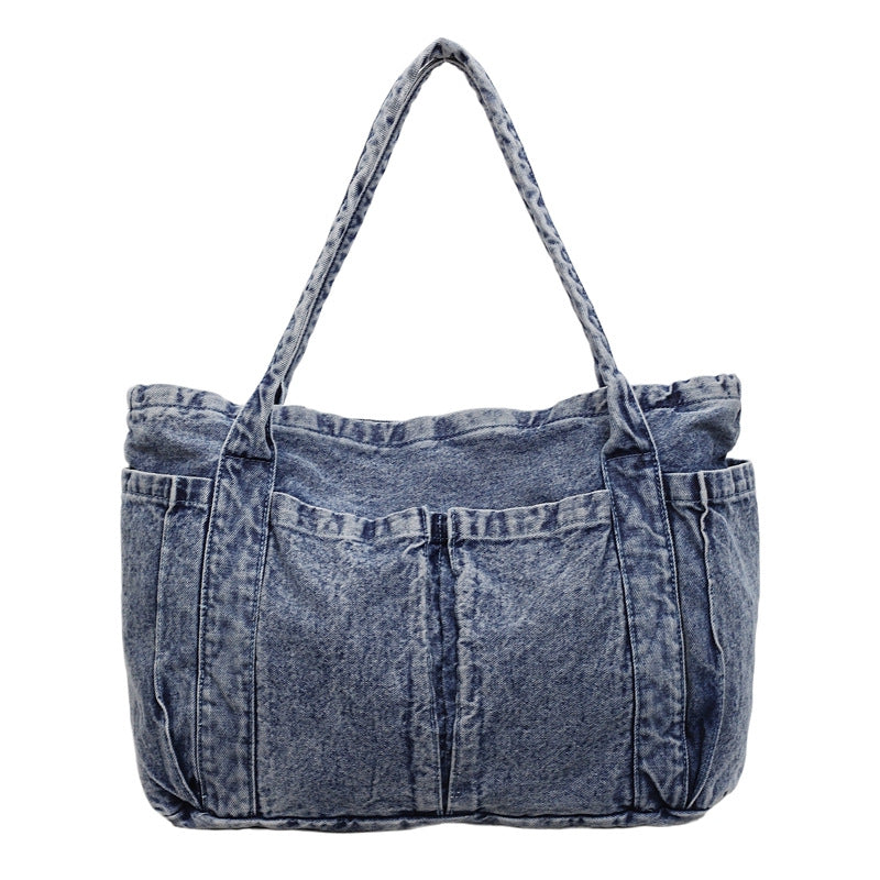 Large Capacity Retro Easy Matching Commuter Western Tote Bag