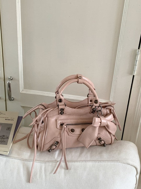 Comfortable Attractive Fashion Motorcycle Rivet Design Underarm Bag