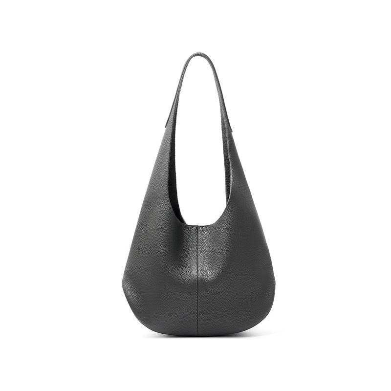 Women's Underarm Versatile Style First Layer Cowhide Commuter High-grade Tote Bag