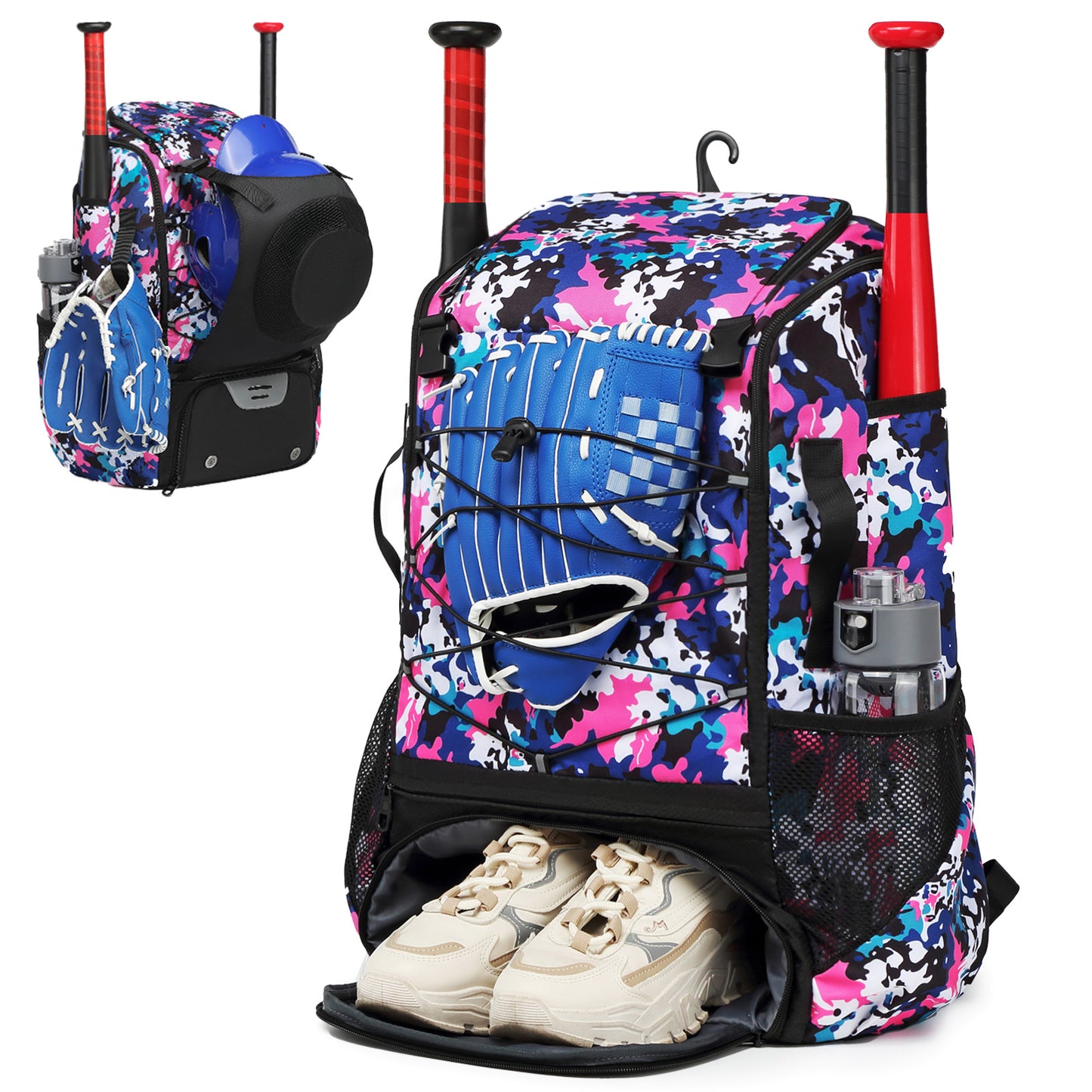 American Baseball Kits Softball Large Capacity Portable Sports Backpack