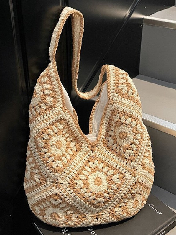 Women's Spring Cotton Braided Western Style Urban Shoulder Bags