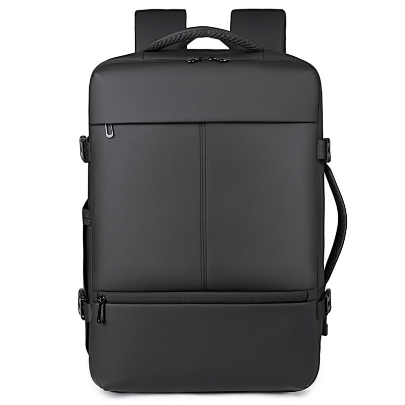 Men's Large Capacity Commuter Practical Scalable Printed Backpacks
