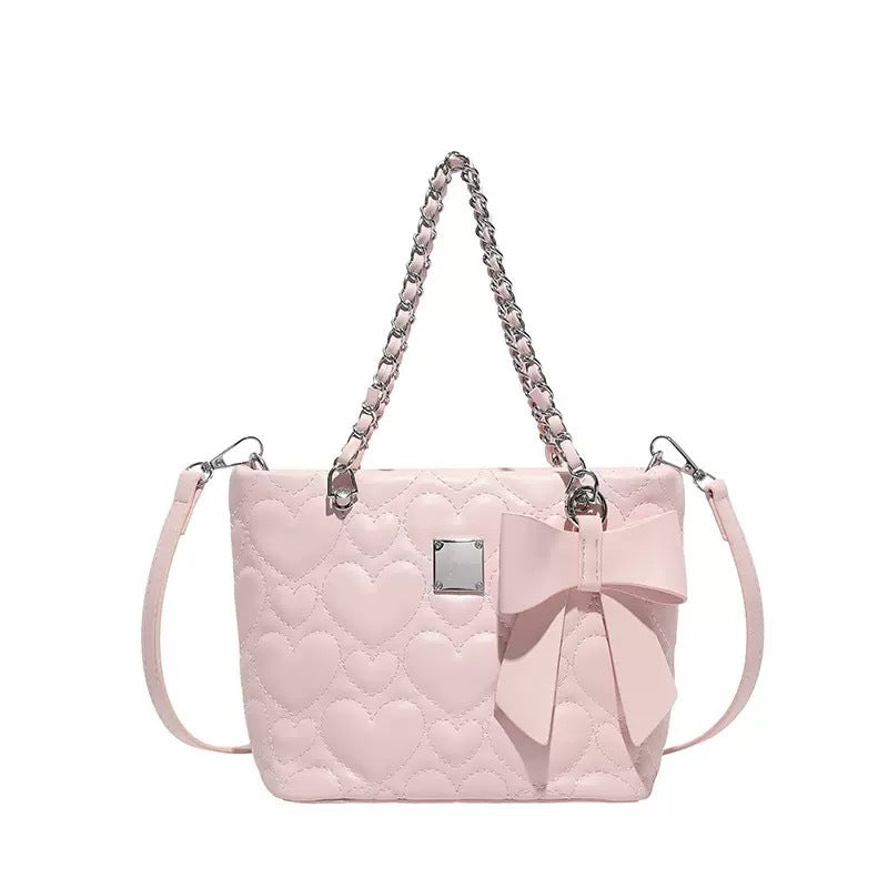 Style Fashionable Stylish Fashion Solid Color Love High-grade Leisure Backpack