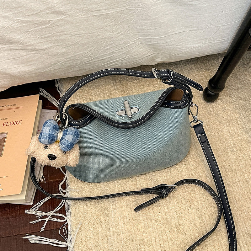 Women's Denim Fashionable For Large Capacity Handbags