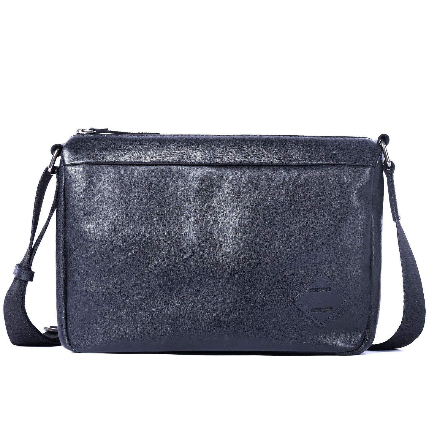 Men's Genuine Leather Commuter Handmade First Layer Cowhide Men's Messenger Bag