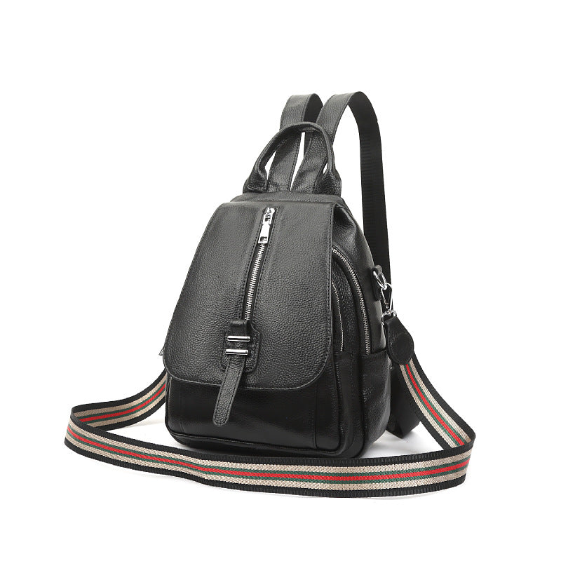 Women's Genuine Leather Korean Boutique First Layer Cowhide Women's Backpack