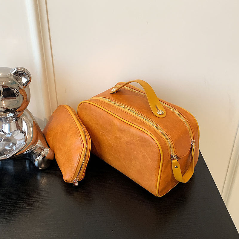 Mother Female When Portable Storage Large Capacity Makeup Bag