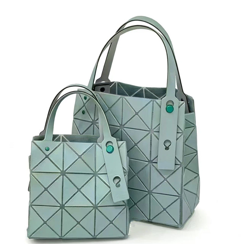 March House Color Nail Diamond Box Geometric Rhombus Macaron Women's Handbag