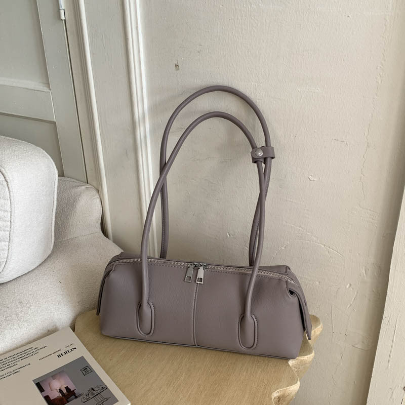 Korean Style Boston Premium Fashionable Retro Underarm Bag