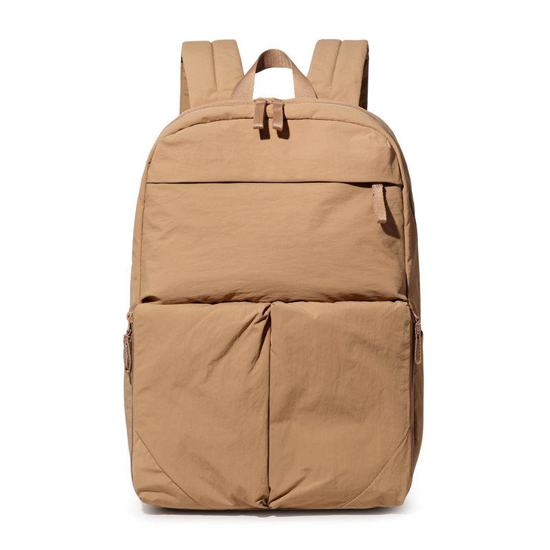 Women's & Men's High Quality Simple Waterproof Environmental Protection Computer Solid Leisure Backpack