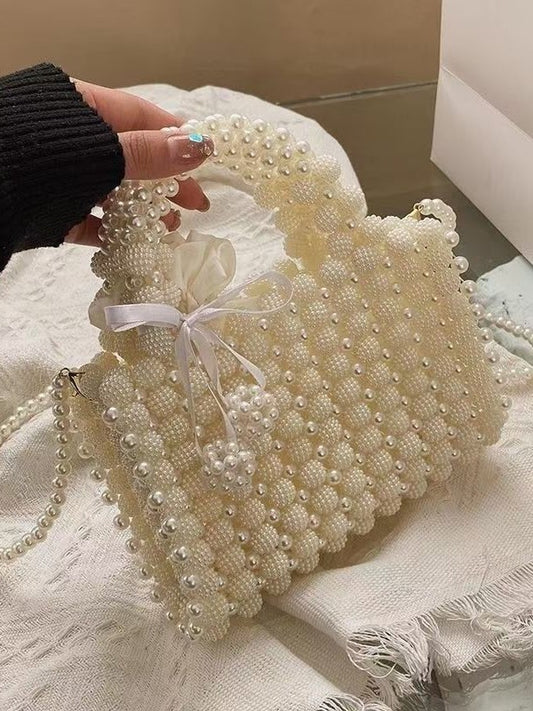 Waxberry Beads Niche Handmade Versatile Wear Women's Handbag