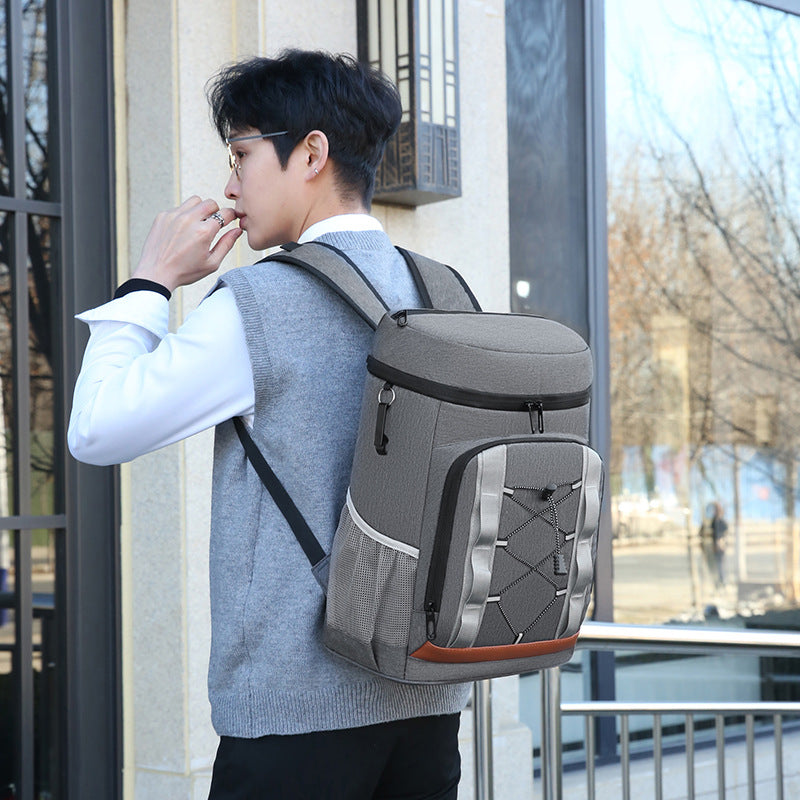 Lightweight Picnic Thick Aluminum Foil Large Ice Capacity Double Layer Backpacks