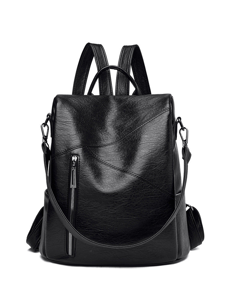 Cool Popular Comfortable High-grade Stitching Sheepskin Women's Backpack