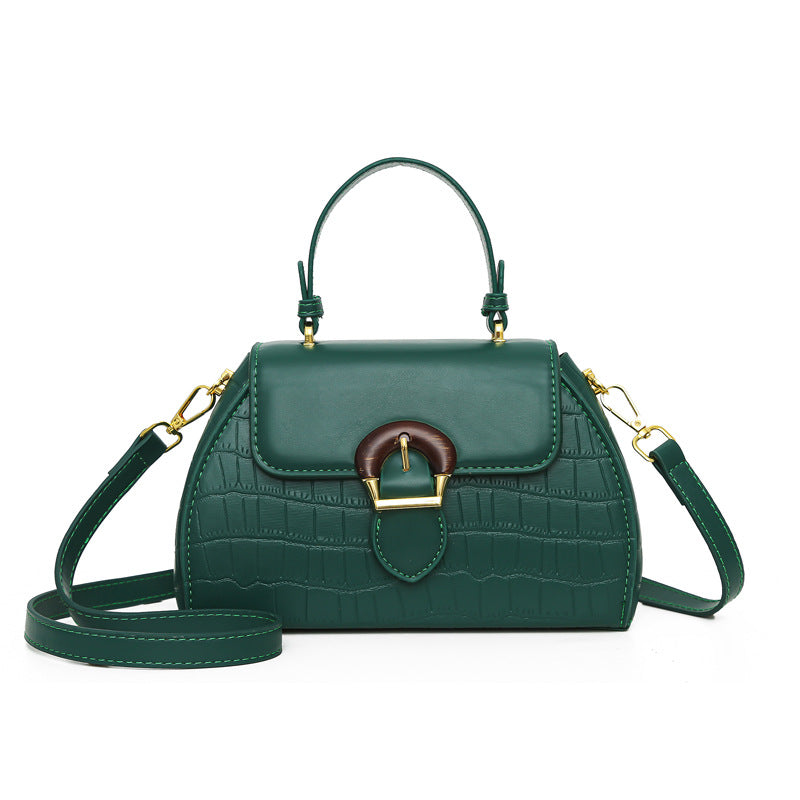Women's Stylish Textured Simple Popular Trend Alligator Bags
