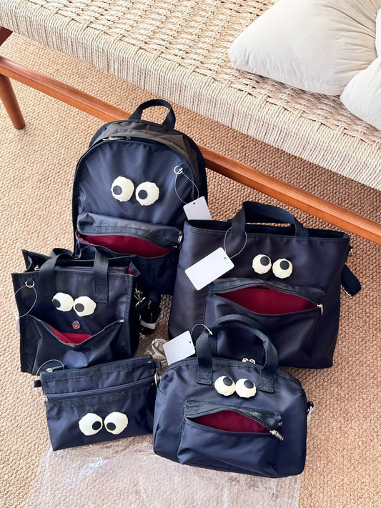Big Eyes Facial Expression Series Collection Large Capacity Cute Backpacks