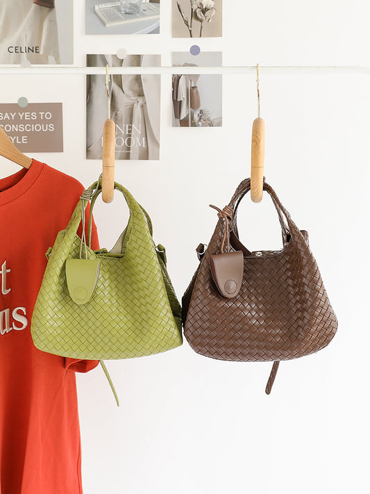 Niche Vintage Weave Vegetable Basket Lunch Bags