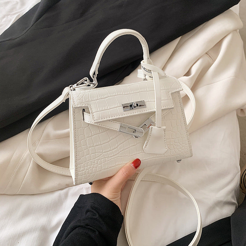 Women's Trendy Fashionable Stylish Crocodile Pattern Kelly Women's Messenger Bag