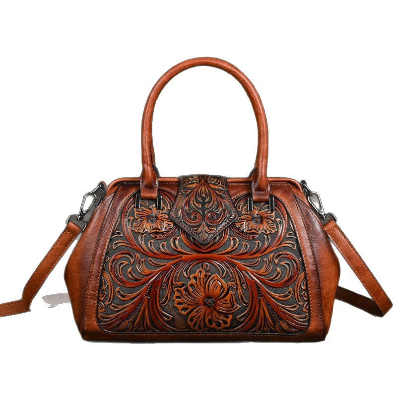 Retro Rub Colored Totem Series Optional Women's Shoulder Bag