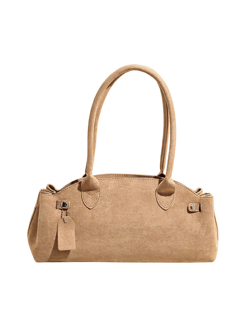 Women's Retro Suede For Light Luxury Minority High-grade Daily Women's Shoulder Bag