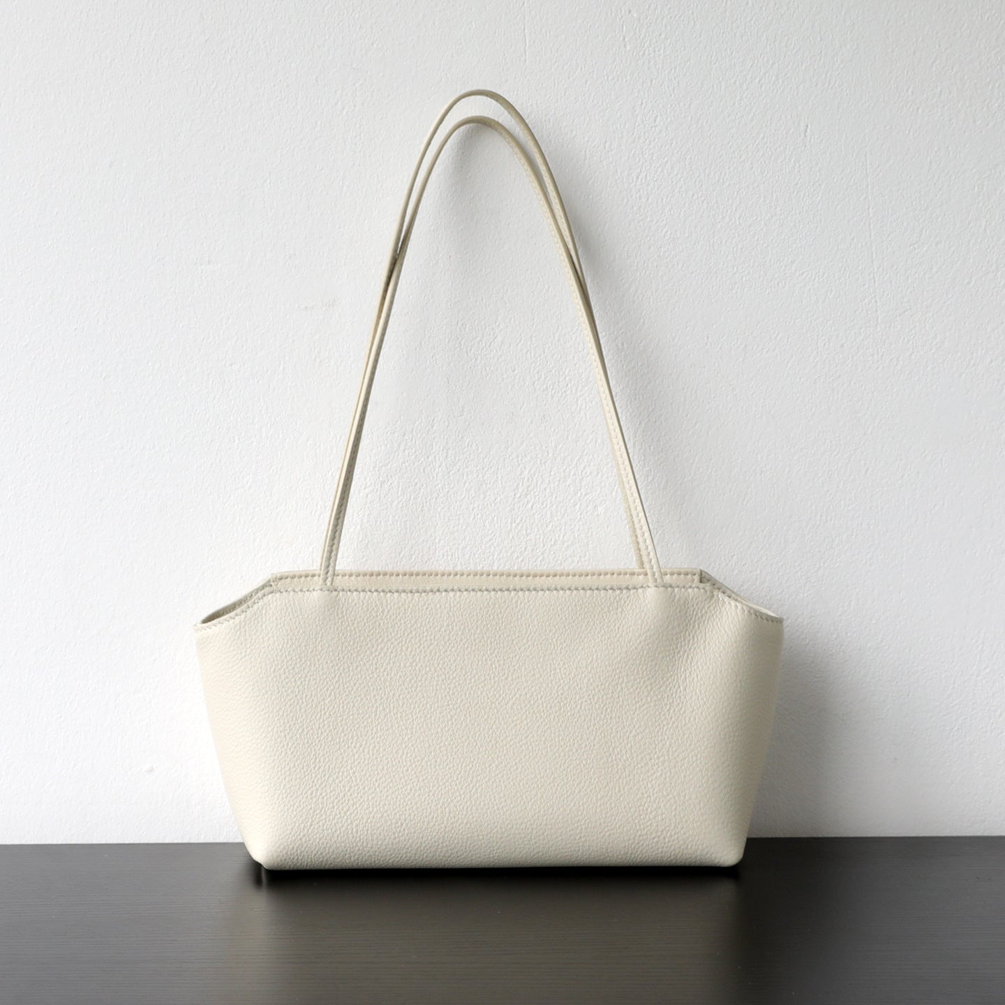 Special Interest Light Luxury Simple First Layer Cowhide Long Women's Handbag