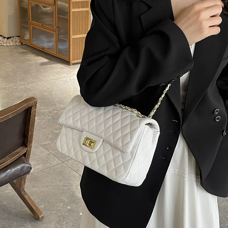 Women's Trendy Fashion Niche Textured Western Style Small Square Bags