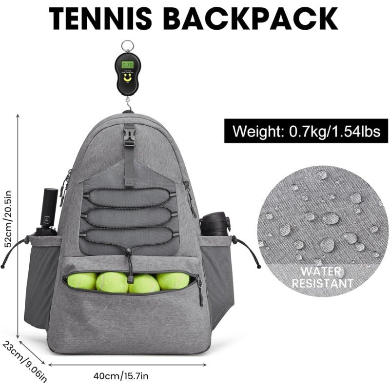 Women's & Men's Fashion Tennis Large Pick Ball Can Hold Rackets With Shoes Bags