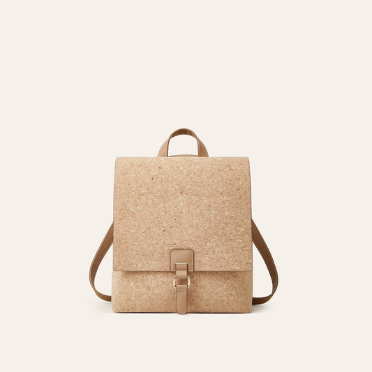 Women's Vintage Printed Cork Bark Large Capacity Women's Backpack