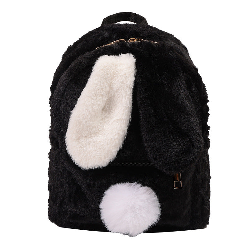 Cute Rabbit Ears Korean Large Capacity Women's Backpack