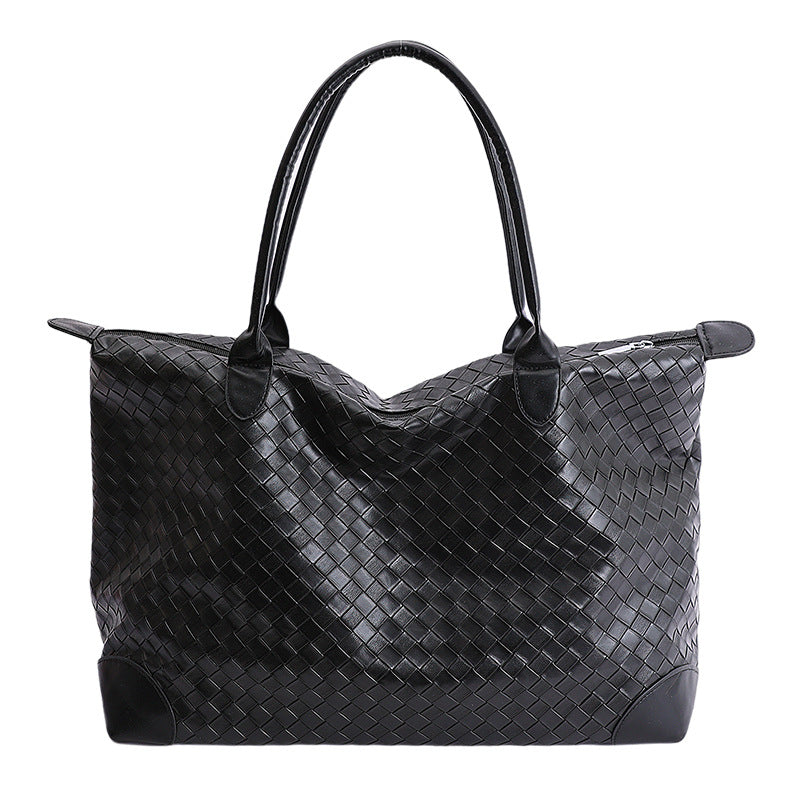 Women's Woven Large Capacity High-grade Business Trip Fitness Women's Shoulder Bag