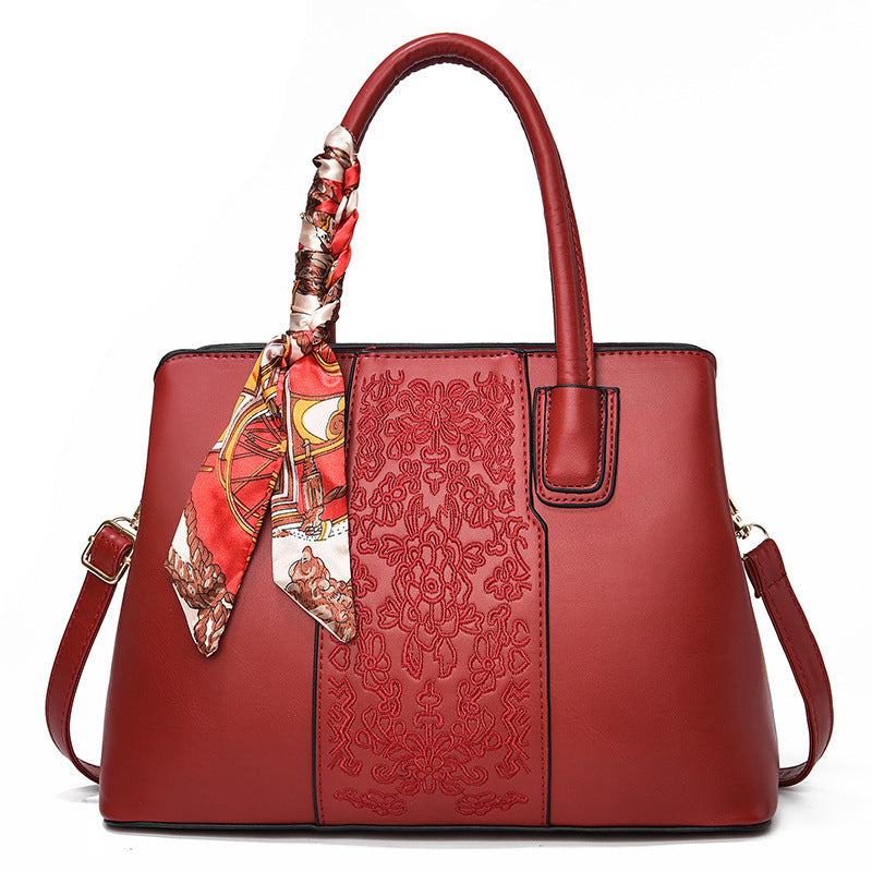 Gift Wedding Embroidered Atmosphere Birthday Present Women's Shoulder Bag
