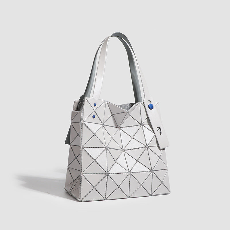 Women's Box Geometric Diamond Check Summer Women's Shoulder Bag