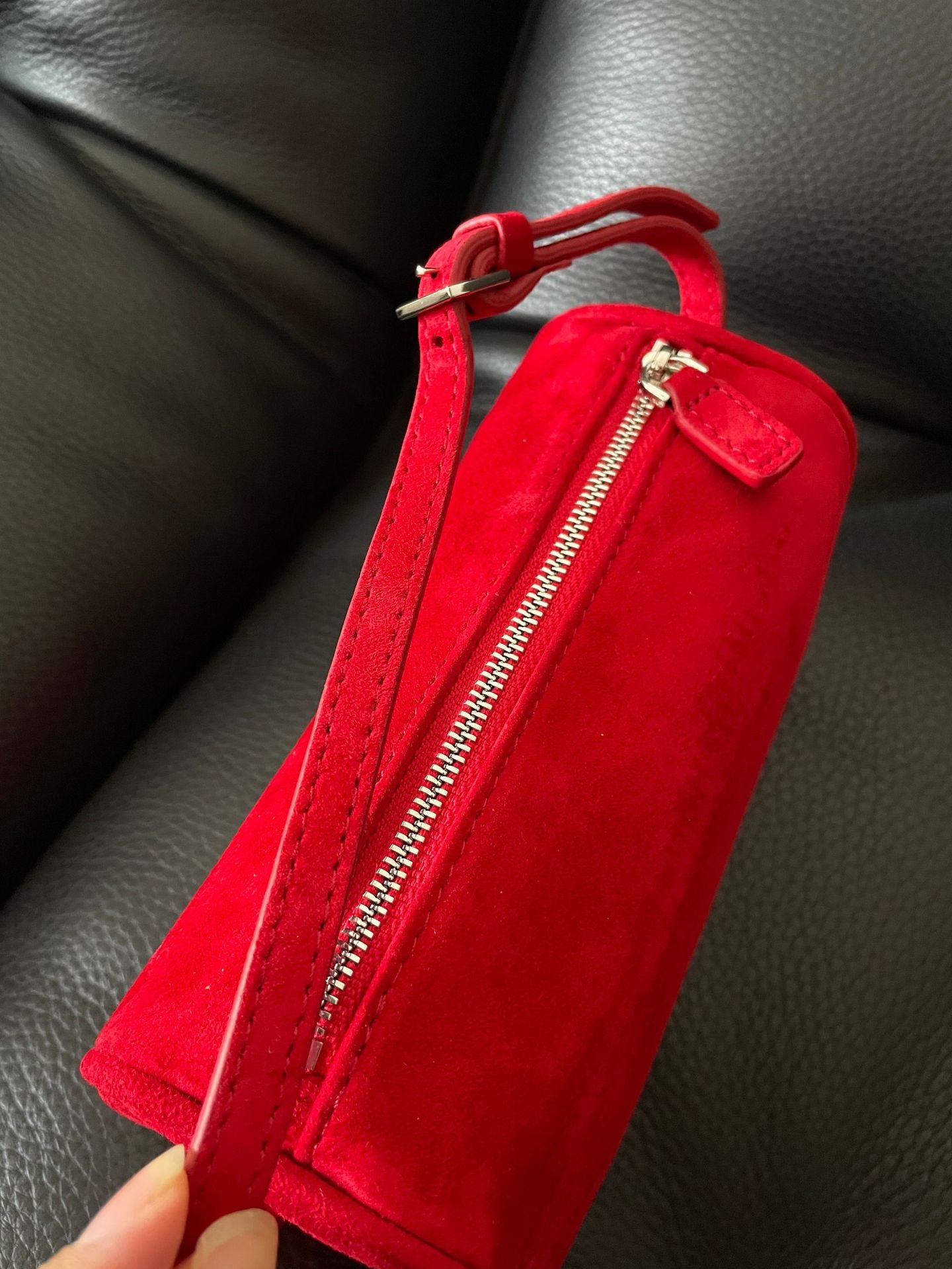 Niche Leather Style Pen High-grade Pencil Women's Handbag