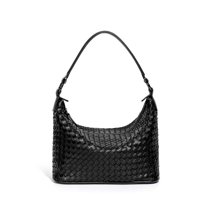 Women's Handmade Woven Korean Style Portable Vegetable Women's Shoulder Bag