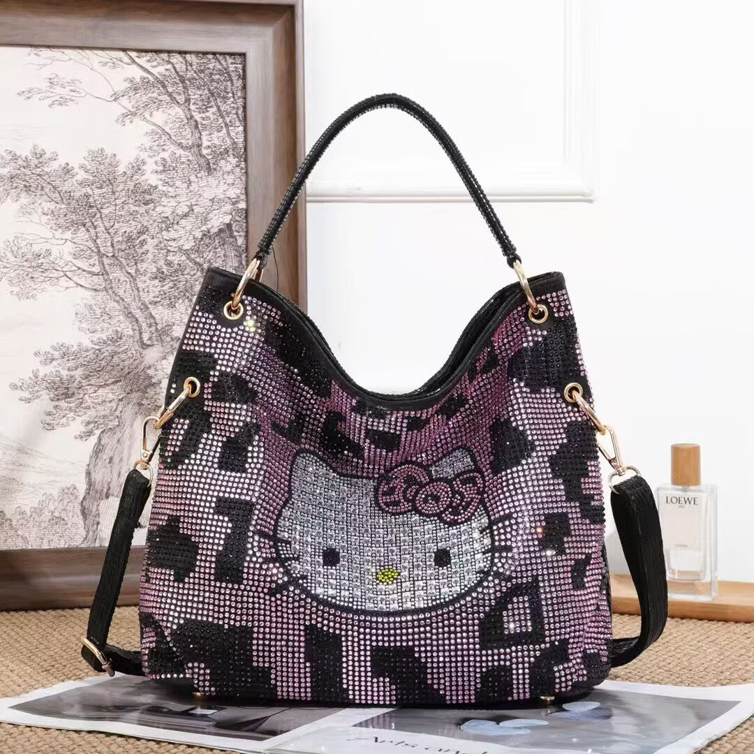 Women's Rhinestone High-grade For Commute Western Style Large Women's Shoulder Bag
