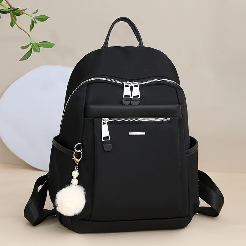 Women's Korean Fashionable Simple Nylon Canvas Women's Backpack