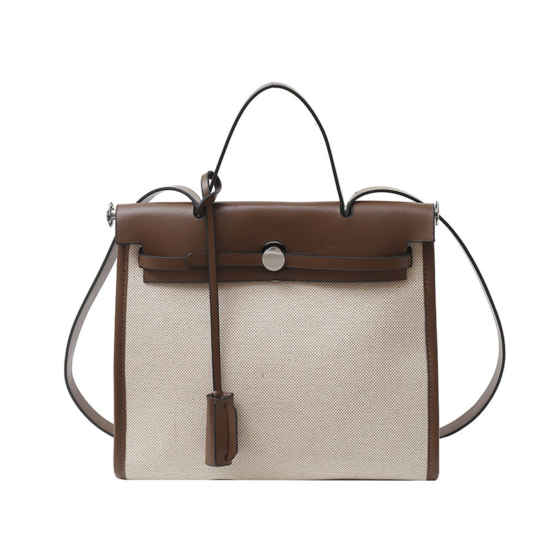 Women's Fashion Kelly Canvas High-grade Retro Trendy Bags