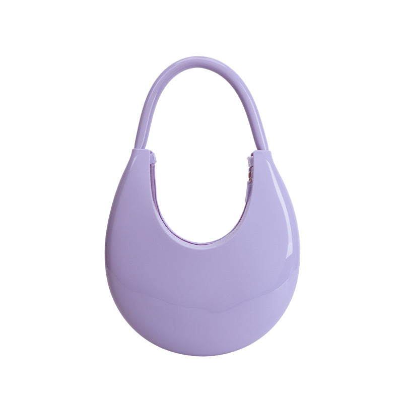 Popular Creative Gel Super Fashion Solid Underarm Bag