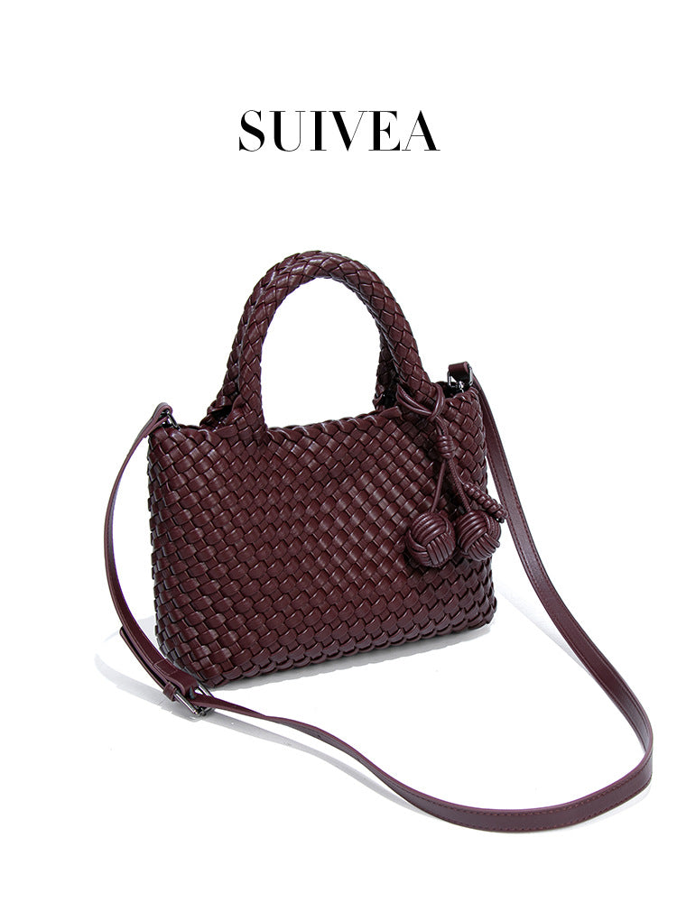 Women's Portable Vegetable Basket Personality Composite Woven Women's Handbag