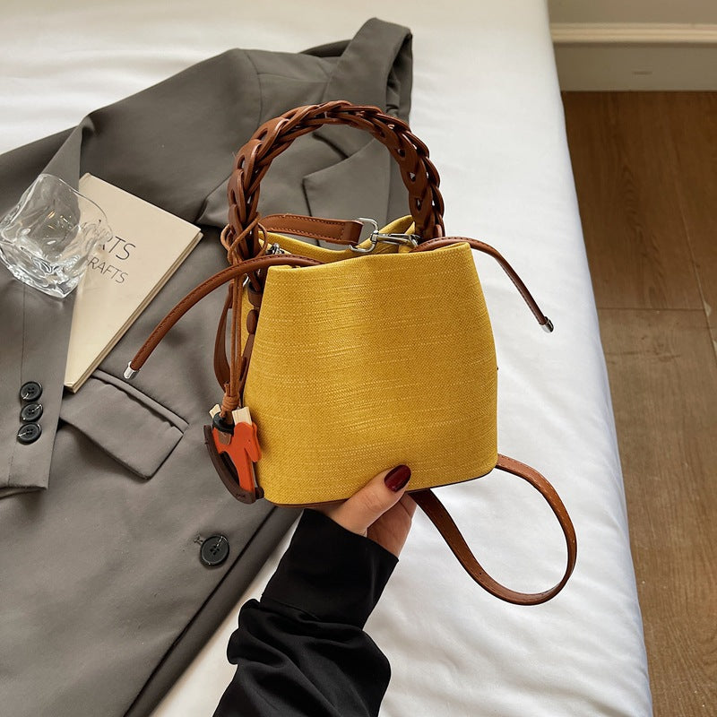 Niche Summer Retro Simple Western Style Portable Vegetable Bags