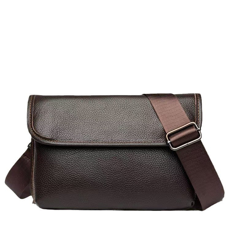 Men's Fashion Soft Leather Cool Commuter Elegant Bags