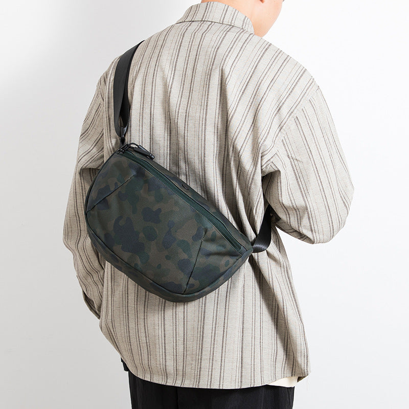 Men's Style Canvas Street Trendy Multifunctional Cycling Men's Messenger Bag