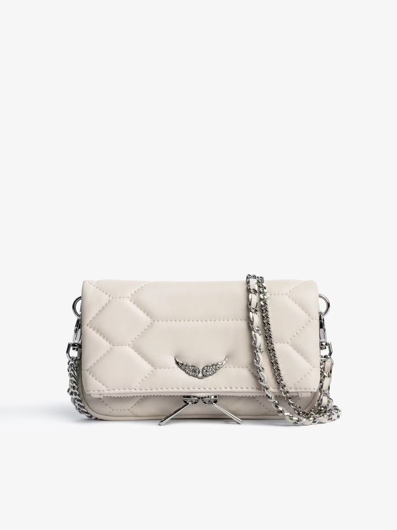 Women's French Fashion Diamond Wings Chain Envelope Shoulder Bags