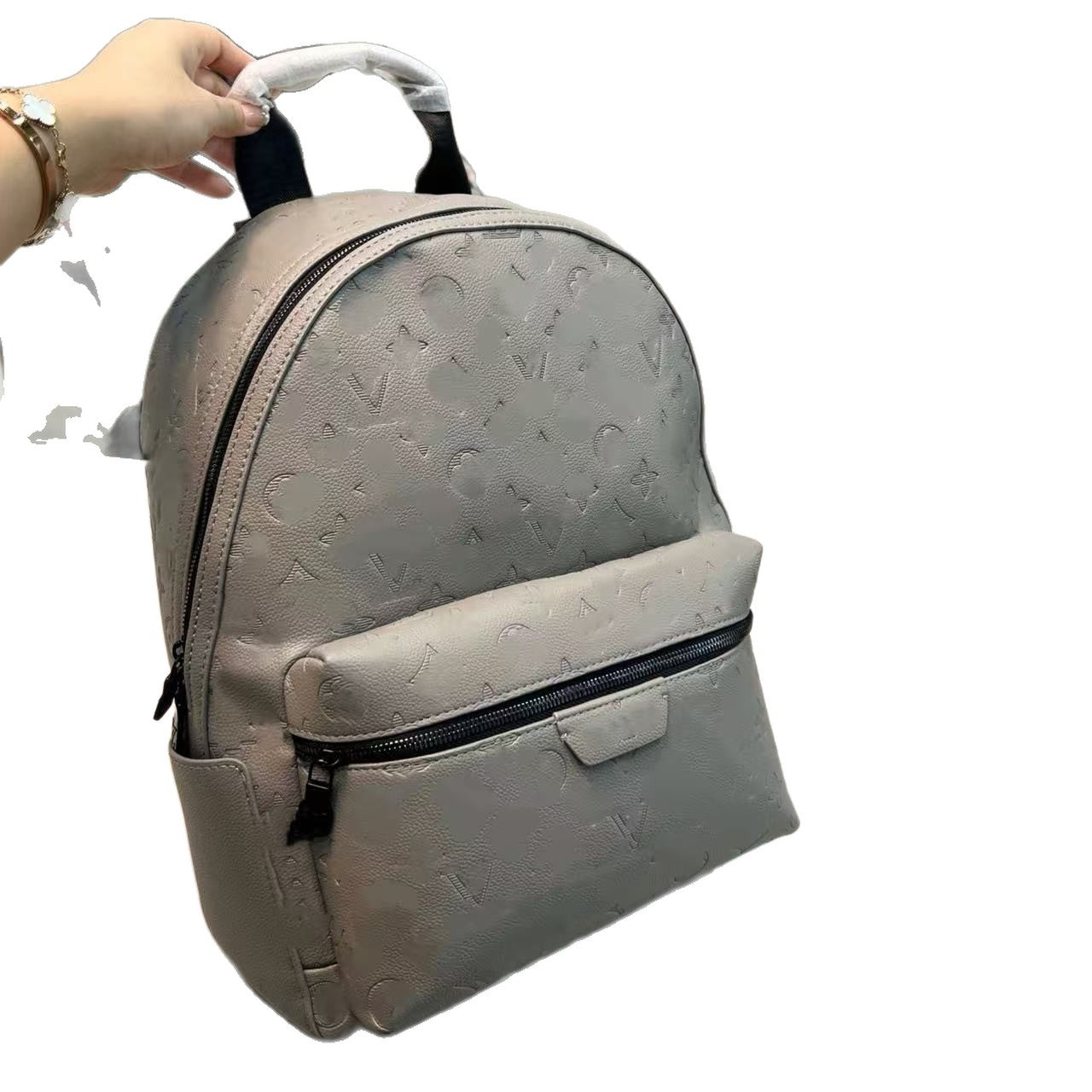 Women's High-grade Fashion Color Contrast Large Backpacks