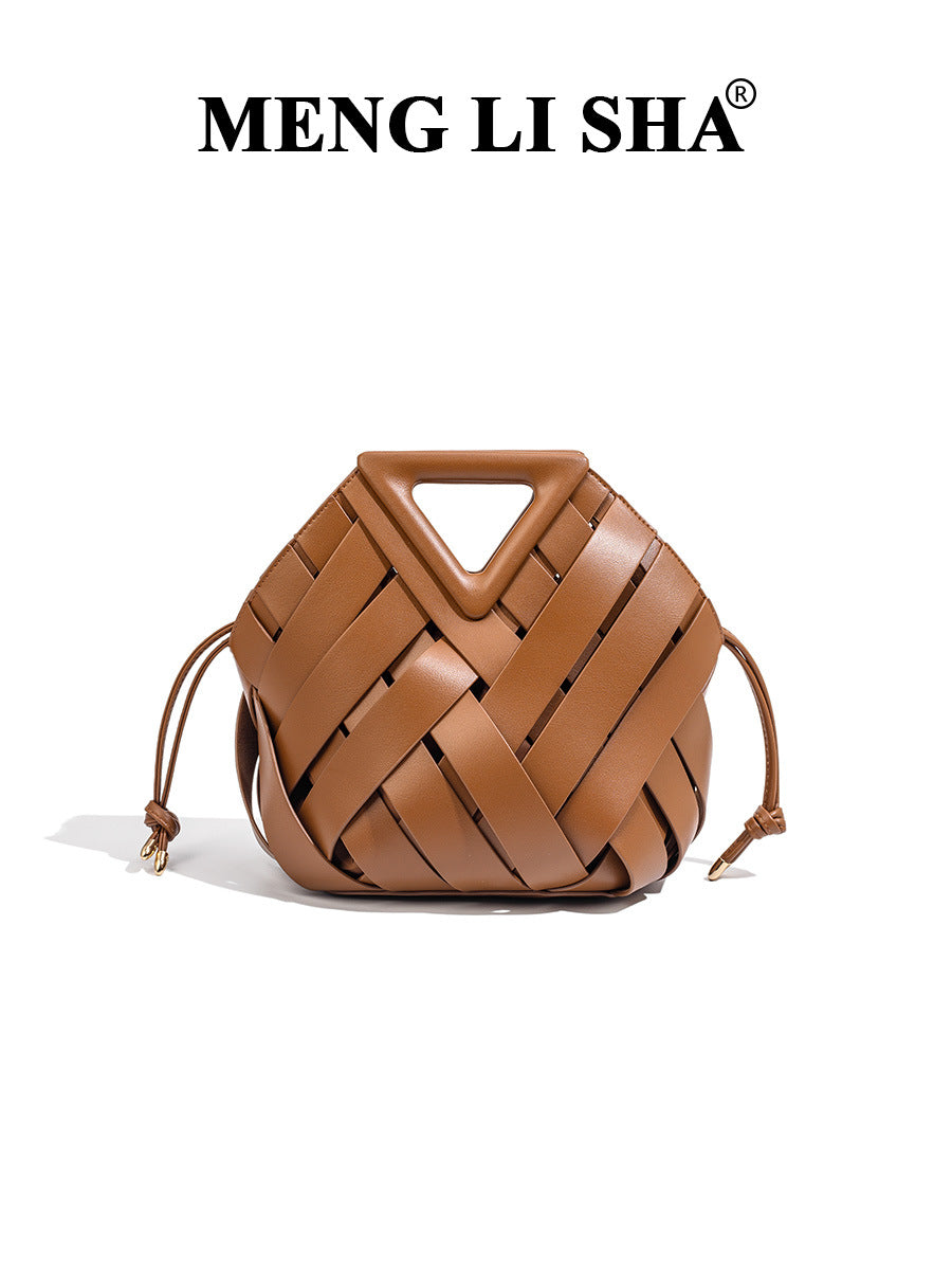 Women's Niche Hand-woven Commuting Fashion Combination Vegetable Bags
