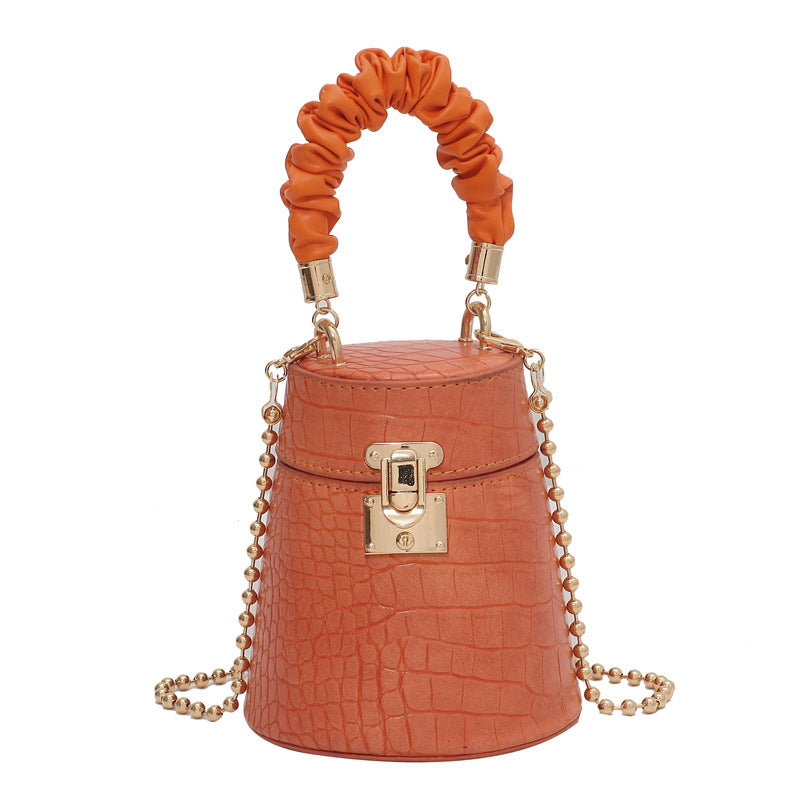 Women's High Sense Fashion Chain Commuter Bucket Bags