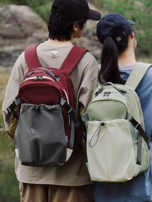 Women's Green Large Capacity Lightweight Short-distance Fitness Sports Backpack